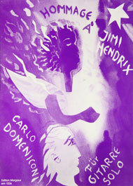 Carlo Domeniconi, Hommage à Jimi Hendrix sheet music cover